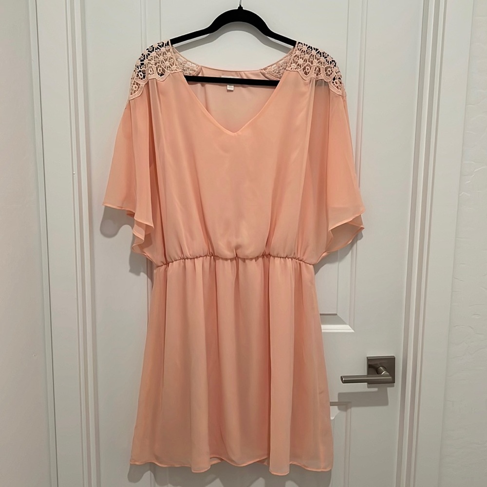 Charming Charlie | Peach Dress